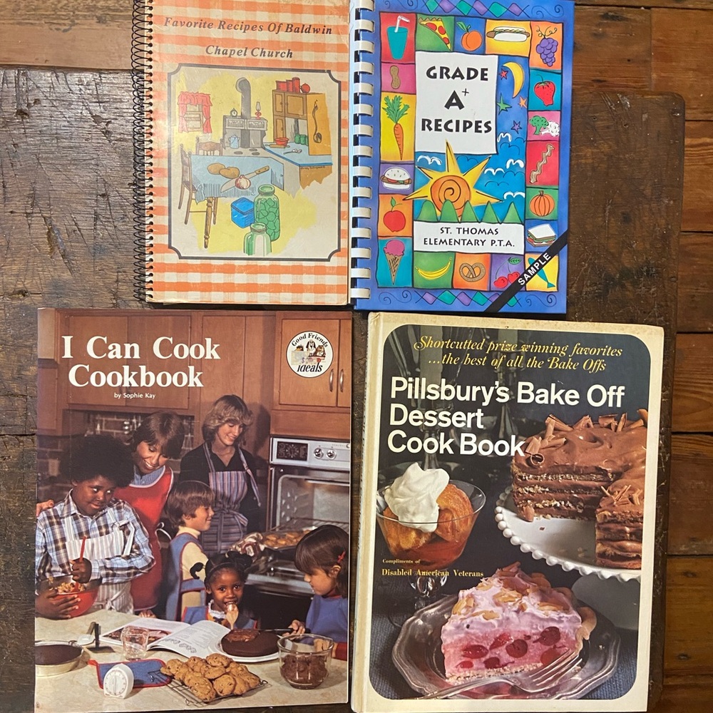 Book Bundle Cookbooks Set of 4